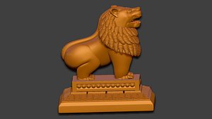 Angkor Lion King 3D model