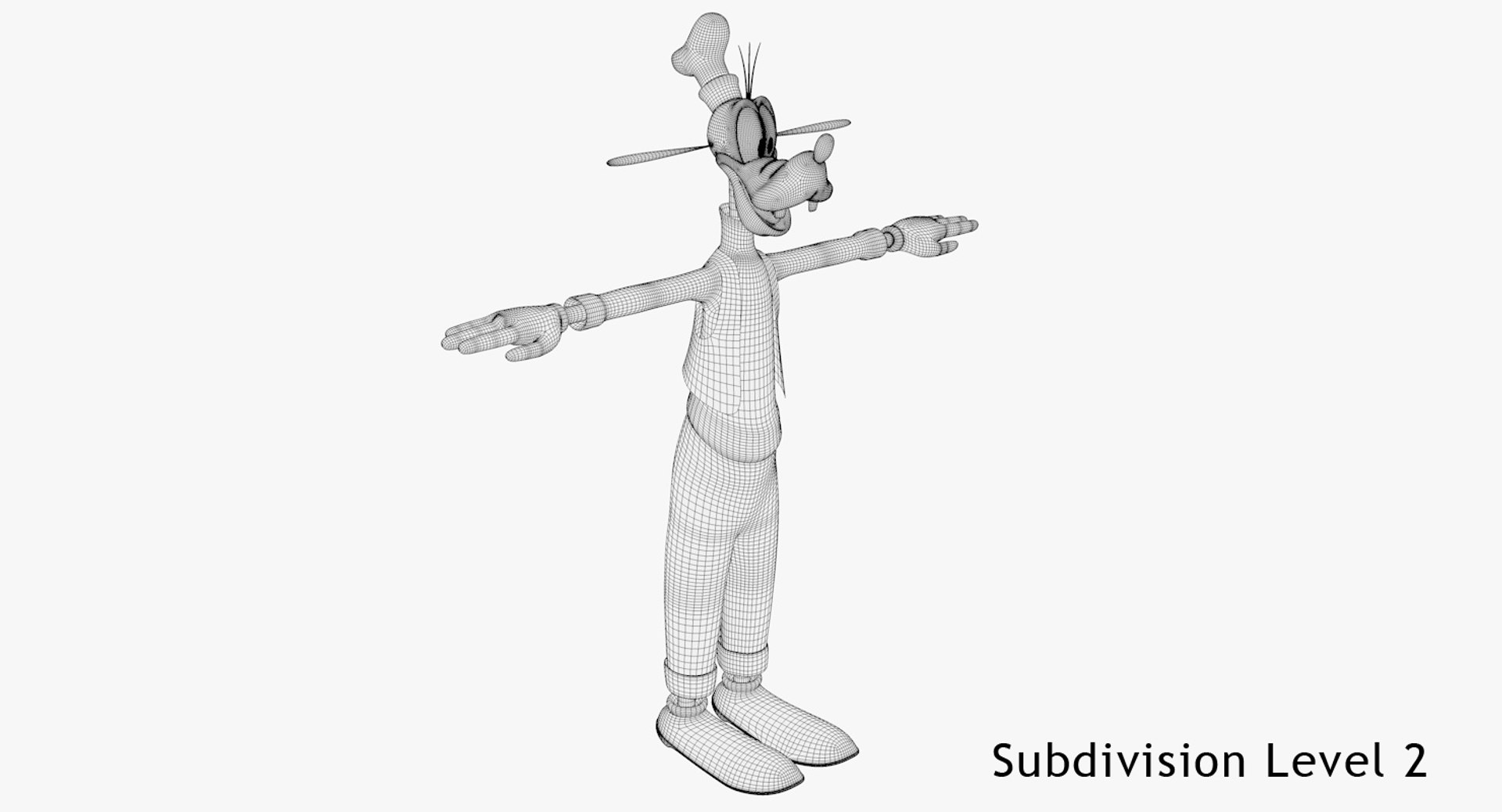 3d Goofy Character Cartoon