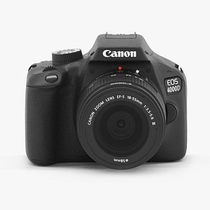 3D Canon EOS 4000D model