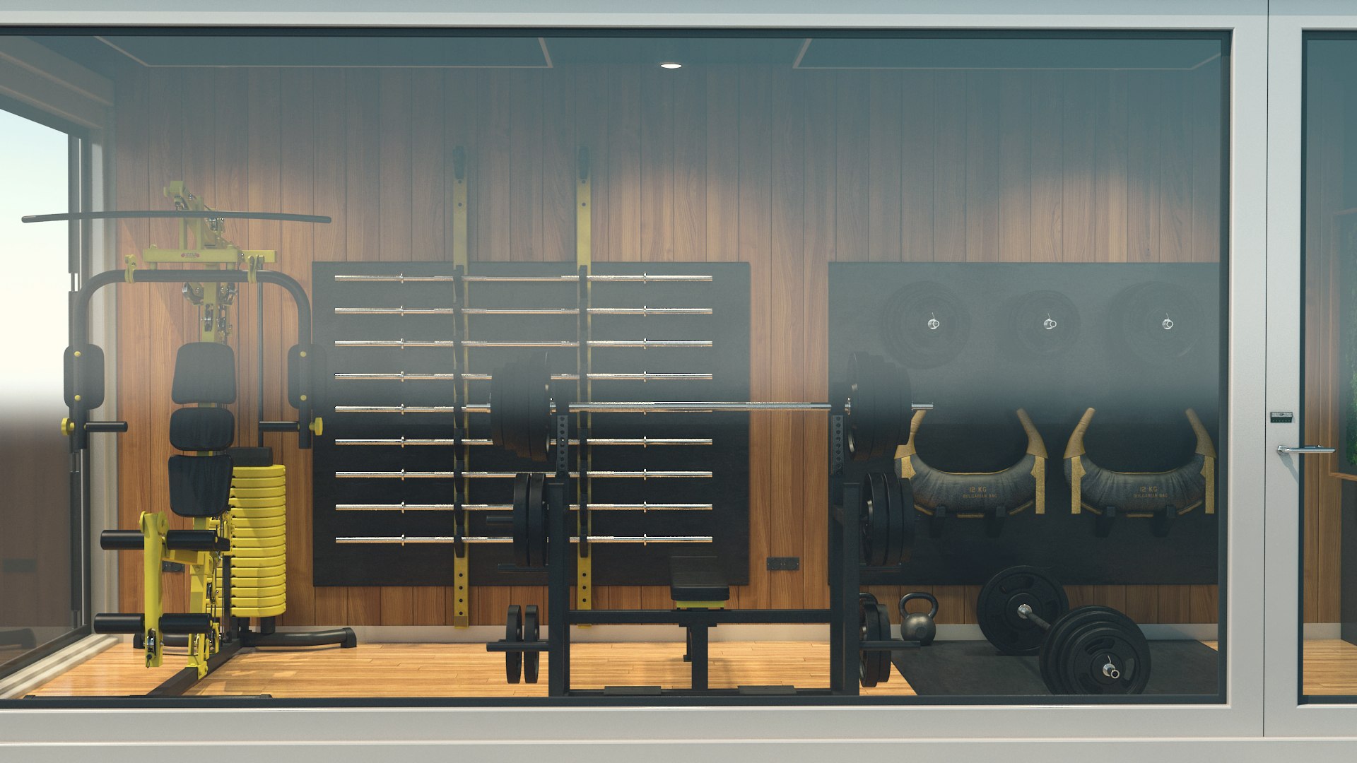 Gym Container 2 Model - TurboSquid 1802162