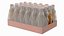 24 Orange Glass Bottle Case