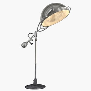 3d model of medical lamp