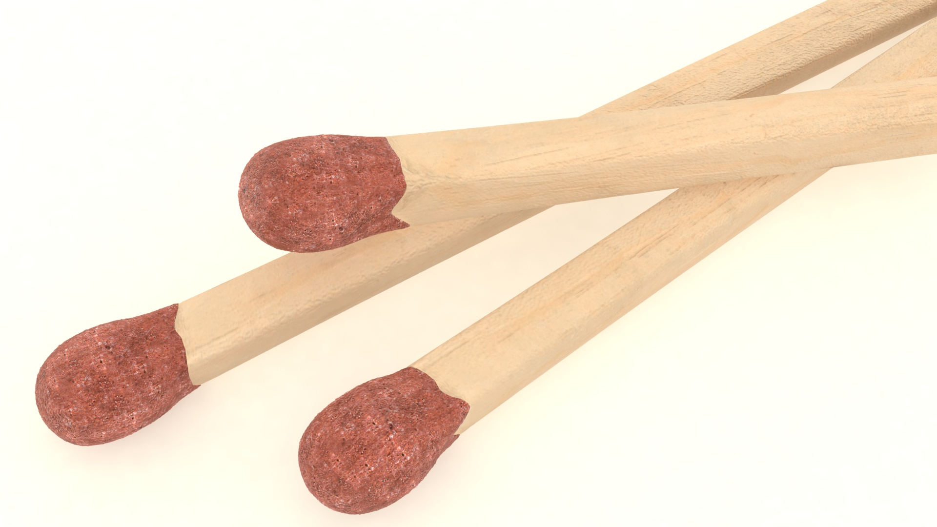 3D safety match model TurboSquid 1703246