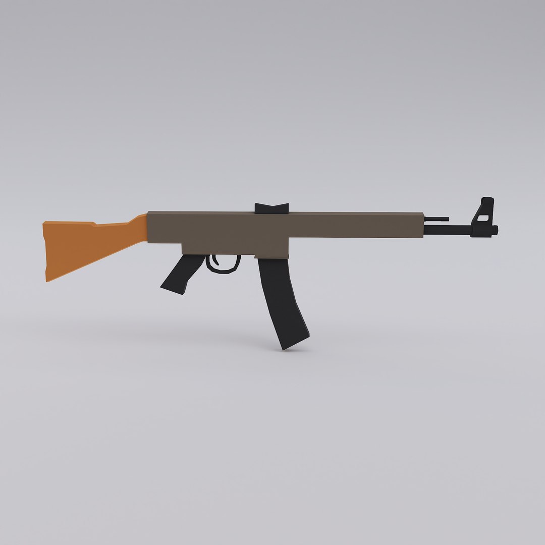 3D Model STG 44 German Assault Rifle TurboSquid 1993209