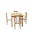 wooden kitchen table chair wood 3d model