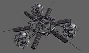 space station 3D model