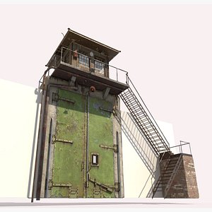 Old Prison Gate 3D
