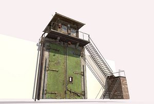 Old Prison Gate 3D