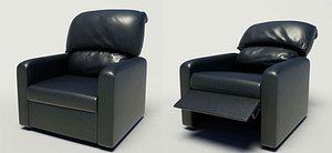 reclining chair 3d model