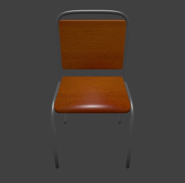 cartoony chair school obj