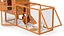 Wooden Small Chicken Coop with Chickens Rigged for Modo