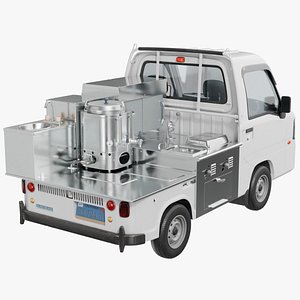 3D Subaru Sambar Mini Truck 04 01 l model