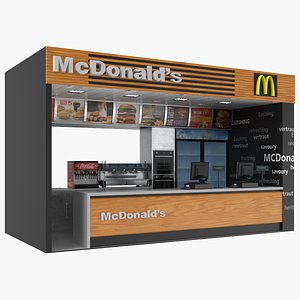 Fast Food McDonald's Counter