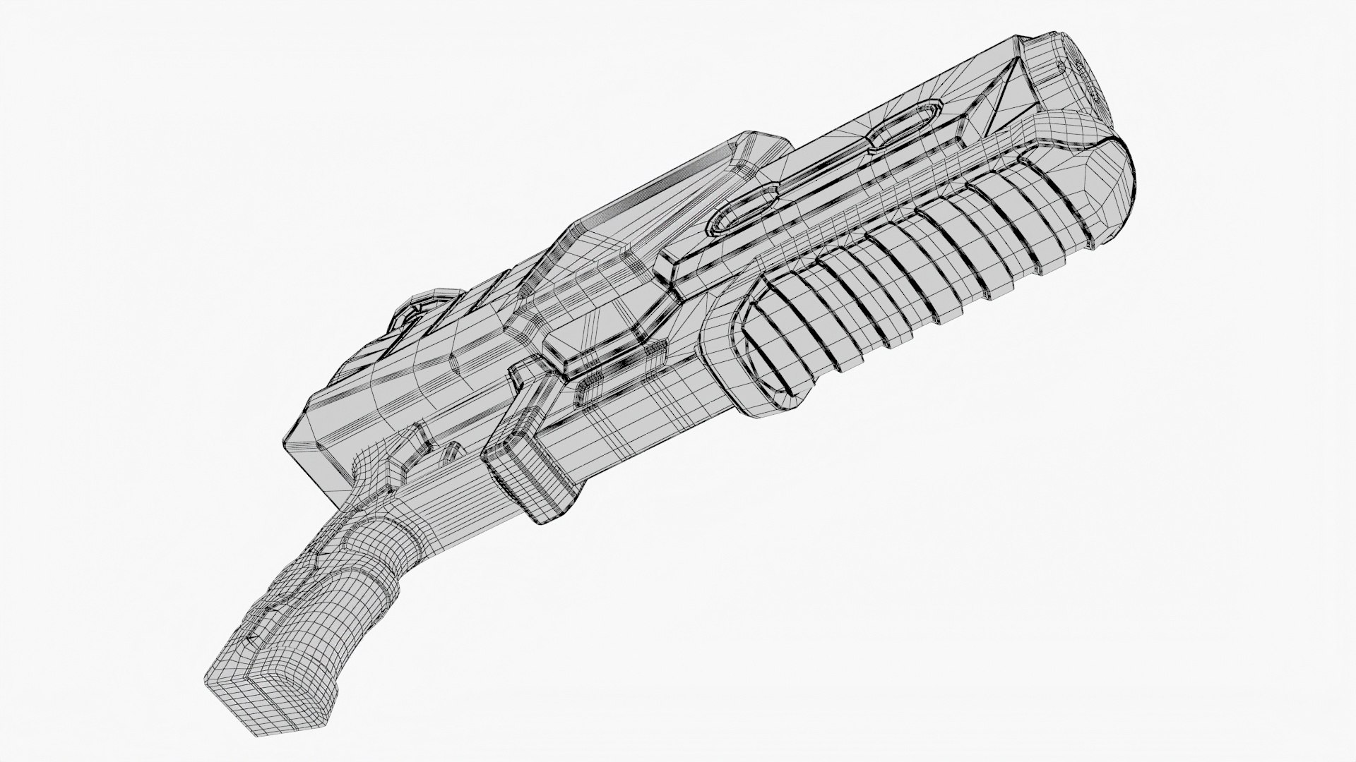 WaterGun 01 Model - TurboSquid 2223228