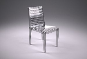 3d model acrylic chair