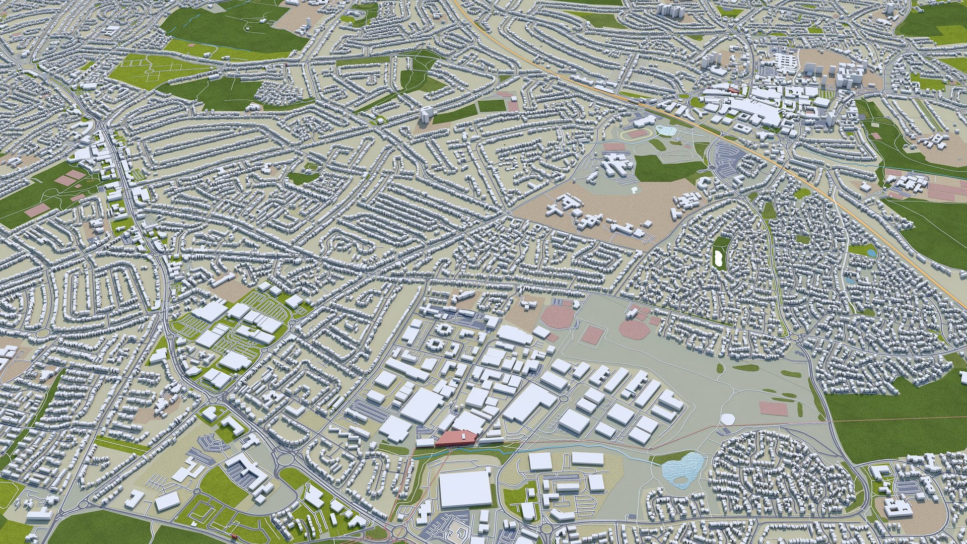 City area building model - TurboSquid 1617843