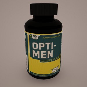 3d model opti-men optimum nutrition