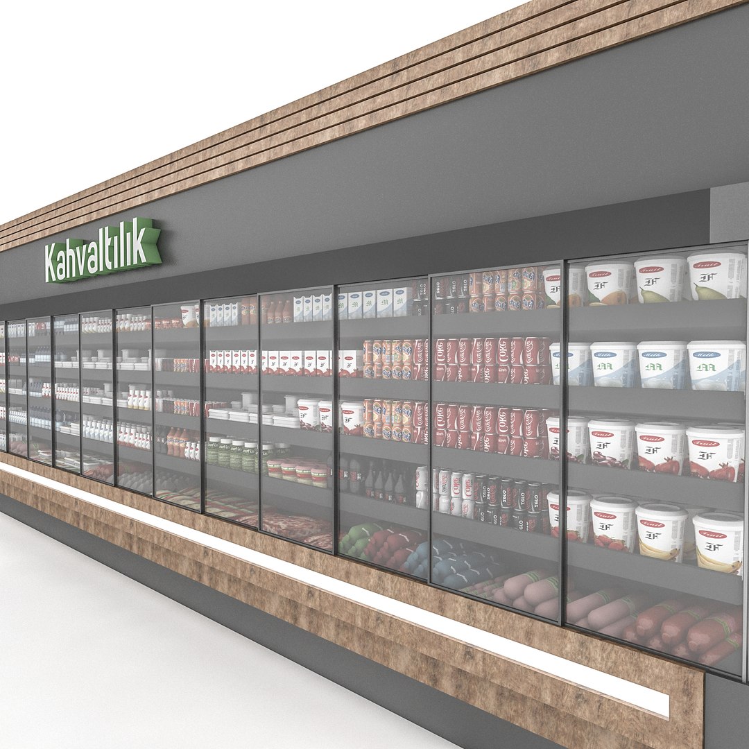 Market Breakfast Section 02 3D Model - TurboSquid 1800873