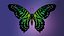 Butterfly Tayled Jay 3D model