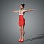 Zendaya Character 3D Model low-poly 3d model 3D