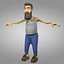 Cartoon alter Mann