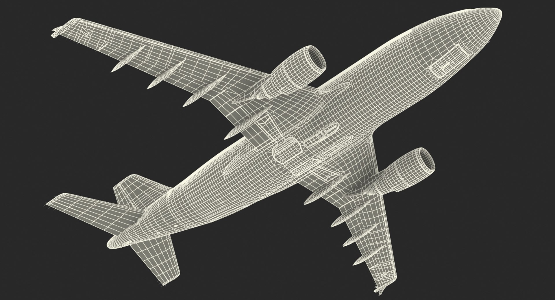 3D cargo aircraft airbus a310-300f model - TurboSquid 1231296