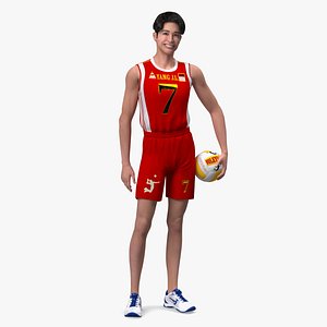 Chinese Volleyball Player 3D model
