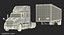 heavy duty truck trailer 3D model