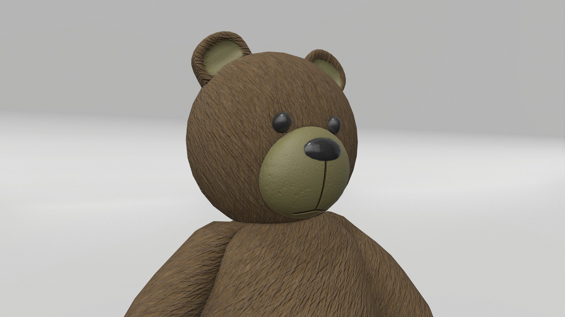 Free Stuffed Teddy Bear 3D Model - TurboSquid 1411320