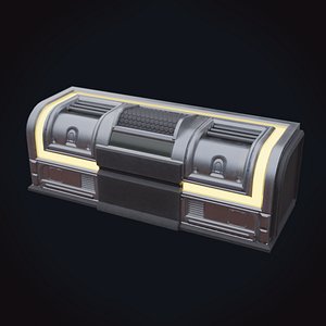 scifi crate 2 3D model