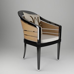 3D model glyn peter machin dining chair