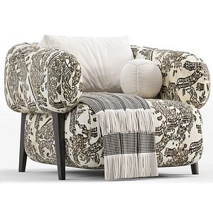 Armchair Fort 3D model