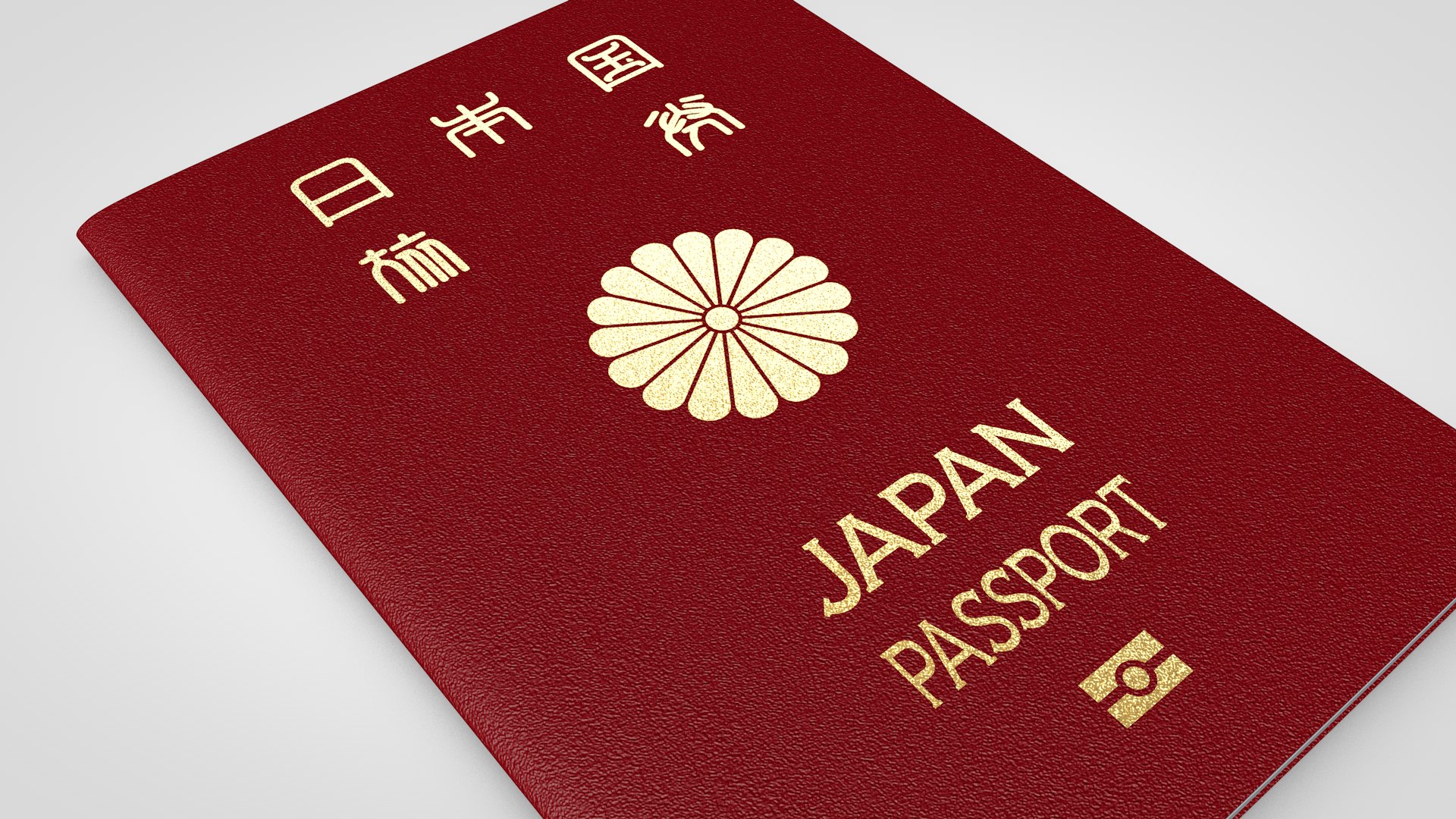Japan Passport 3d Turbosquid 1205657 2803