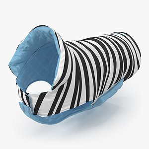 3D Dog Coat Zebra