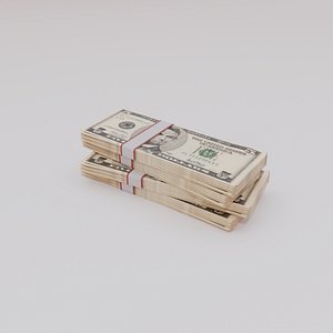 Five Dollar Currency USD 3D model