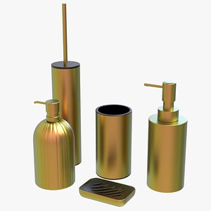 3D Bathroom Accessories model