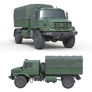Mercedes Benz Zetros Truck 3D model