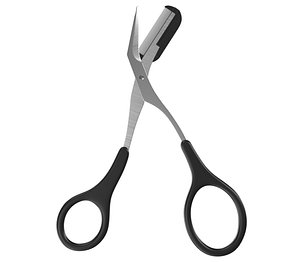 Eyebrow Trimming Scissors PBR 3D