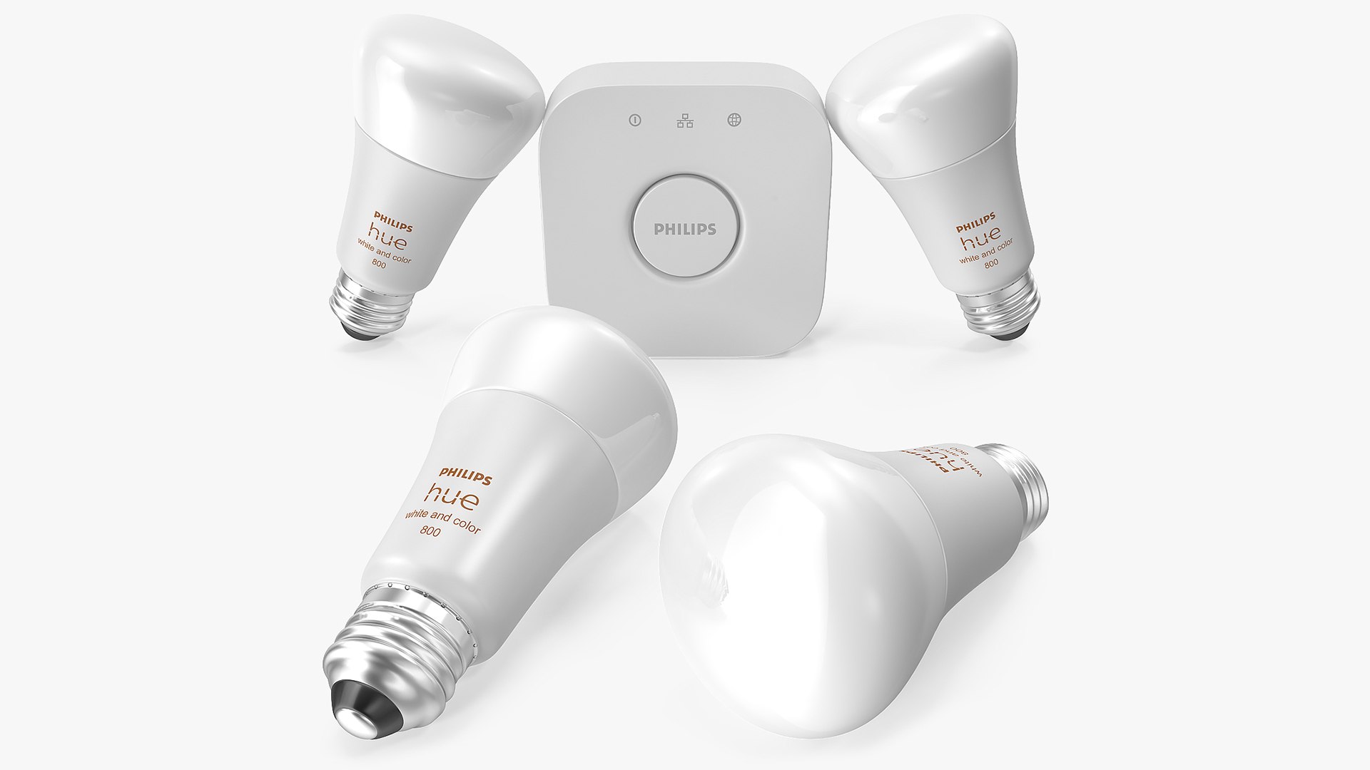 Philips Hue White and Color Ambience Lights Off 3D model preview