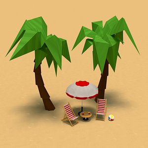 Summer Beach Pack 3D
