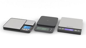 Digital Kitchen Scale 3D
