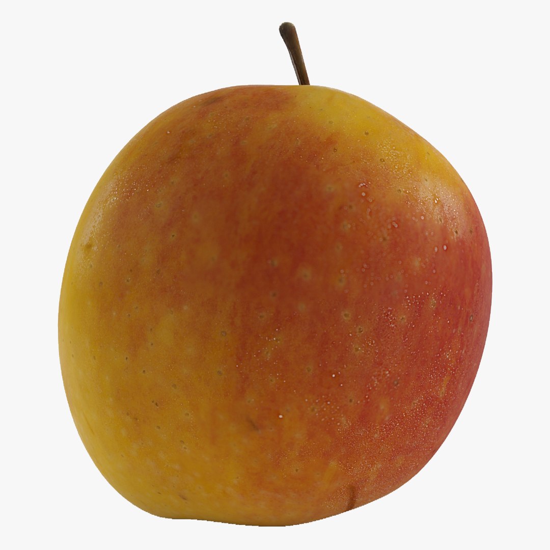 photorealistic apple 3d max