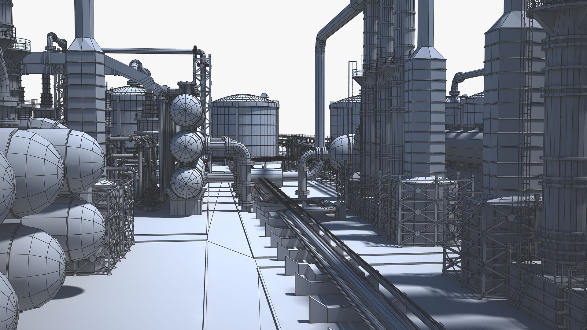 3D LNG Port 04 Model - TurboSquid 1954763