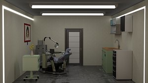 Clinic Dentist 3D model