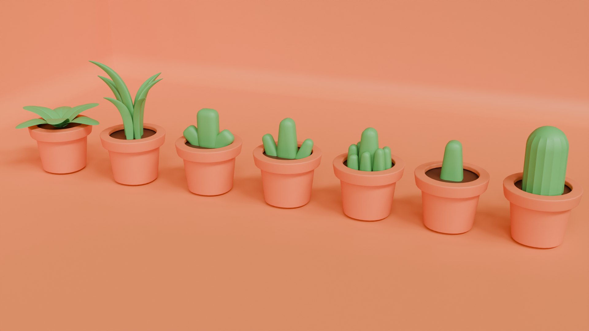 Plant Collection 3D Model - TurboSquid 2253845