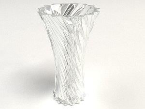 Crystal glass vase 3