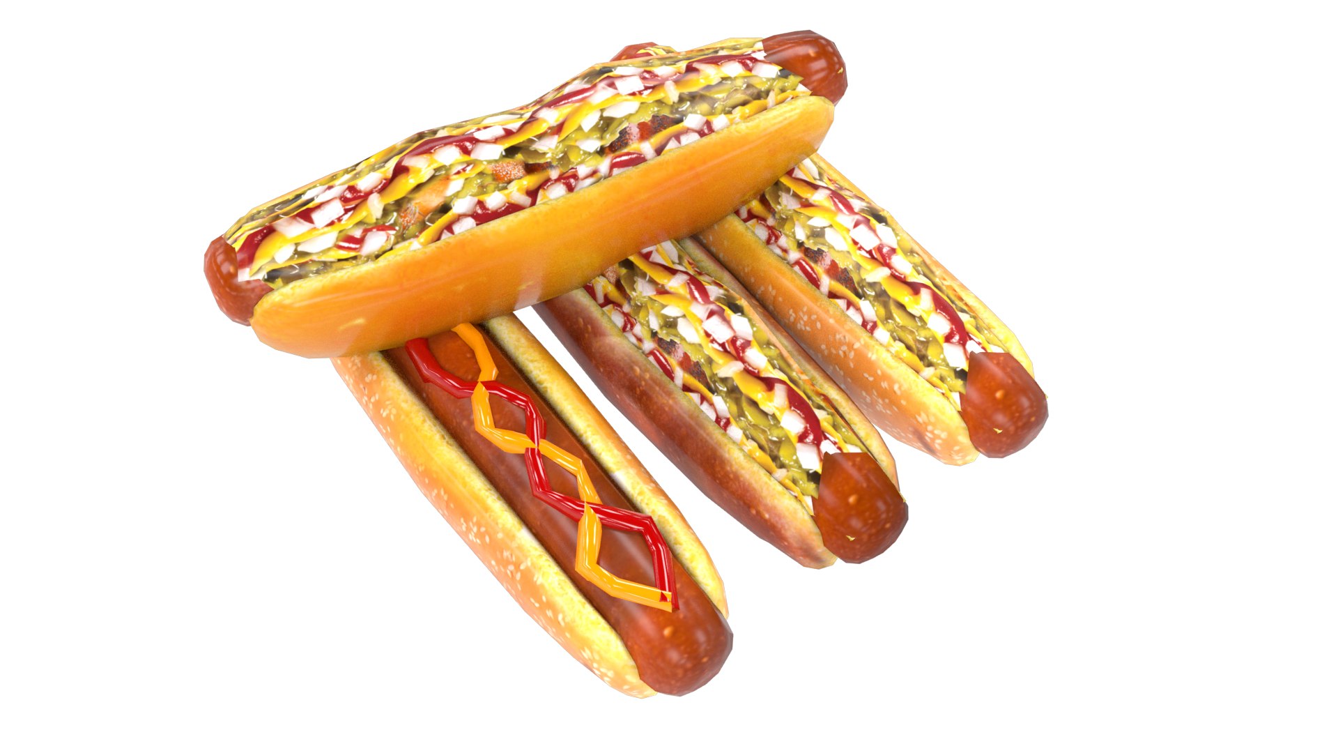 3D Fast Food Assets - TurboSquid 1344911