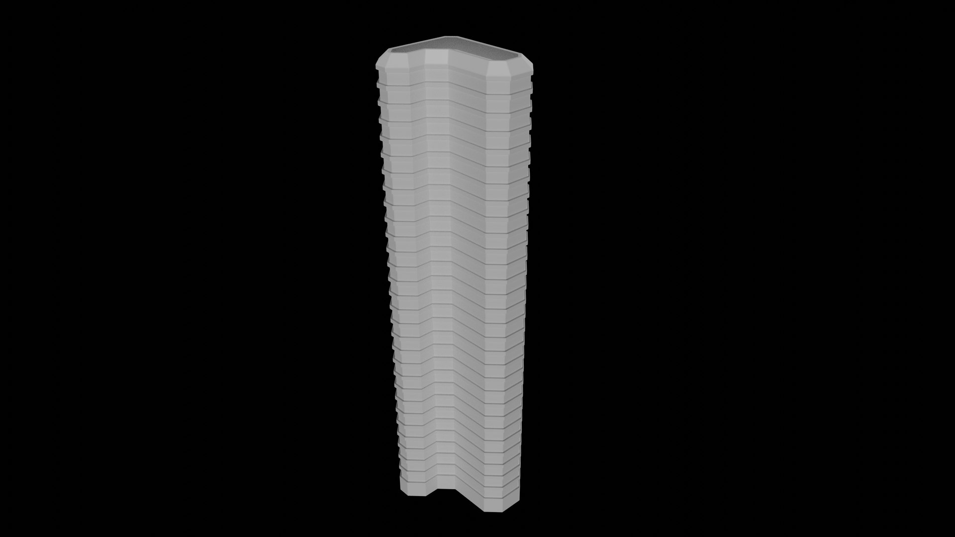 Sci-fi Skyscraper Kit Building 3D - TurboSquid 1574692