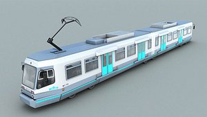 3d tram model