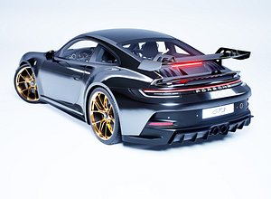 Free Porsche 911 GT Unreal Engine 5 Automotive Project 3d Sence in Studio Light Lumen - Real-Time